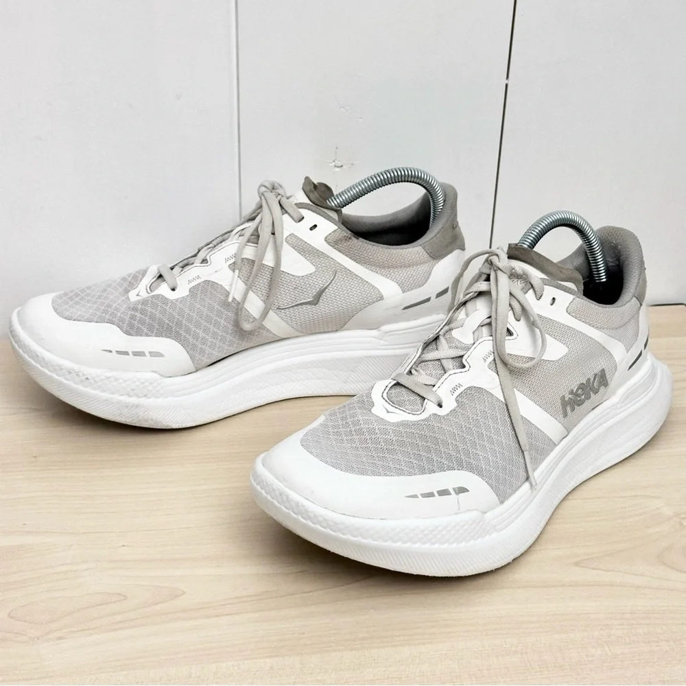 Hoka Unisex Hoka Transport X Shoes In White/White Size W10 / M9